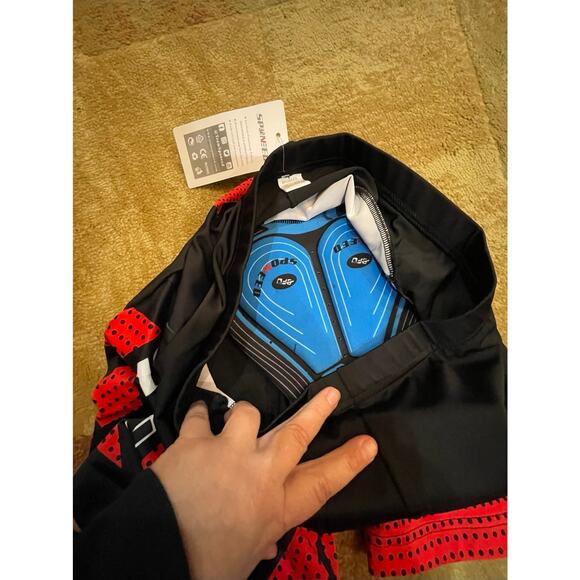 NWT sponeed Men's Cycling Shorts Padded Bicycle Riding Pants 3XL - Picture 10 of 12